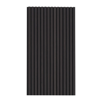 Wood Slat Acoustic Panels, Black Oak, 4-Pack 23.6x47.2