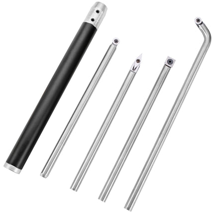 Wood Turning Tool Set for Lathe, 4-Piece Carbide Cutters