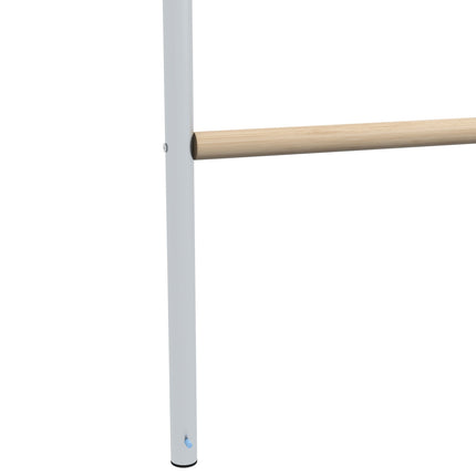 Dřevěný prolézací žebřík pro slepice - 140 x 86 cm, přírodní dřevo
