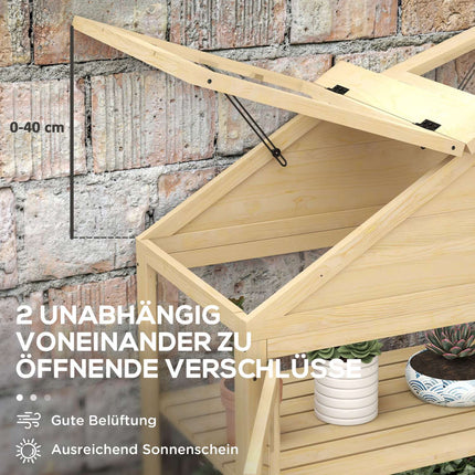 Uzamykatelné dřevěné pařeniště se světlíkem
