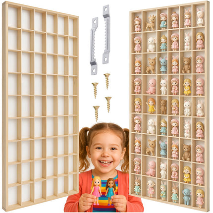 Holzpuppenregal – Kompaktes, robustes Design