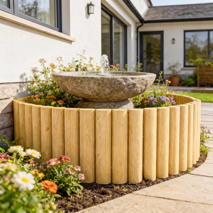 Wooden Garden Fence Panel 176x30 cm – Pet Barrier