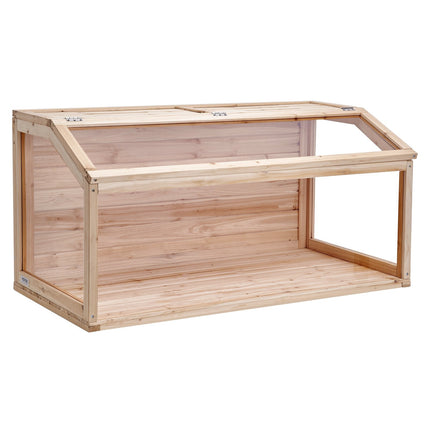 Wooden Hamster Cage, 270 View, Lift-Up Top, 40x20x20in