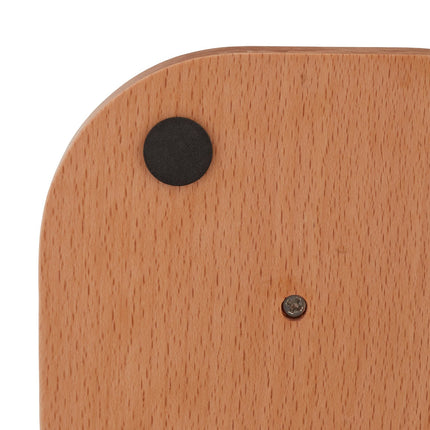 Houten keukenrolhouder met brede basis