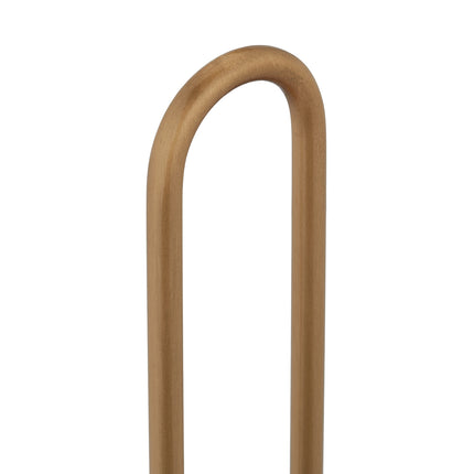 Houten keukenrolhouder met brede basis