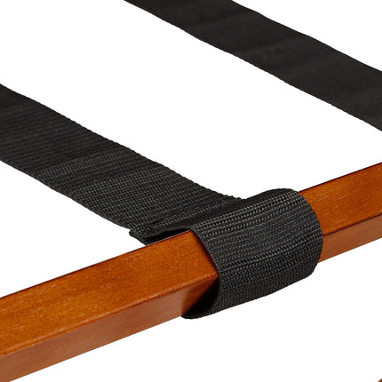 Wooden Luggage Stand, Foldable Suitcase Rack, 2-Pack
