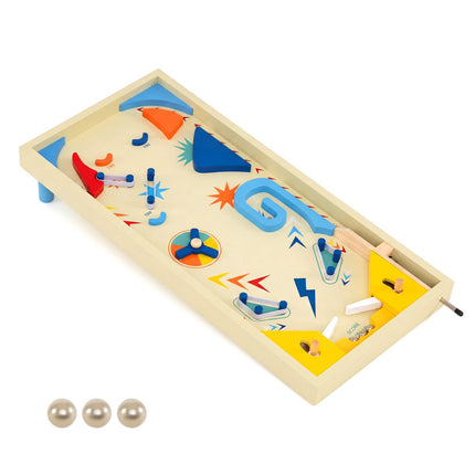 Dřevěný pinball pro děti, 3 kuličky, MDF, věk 6+