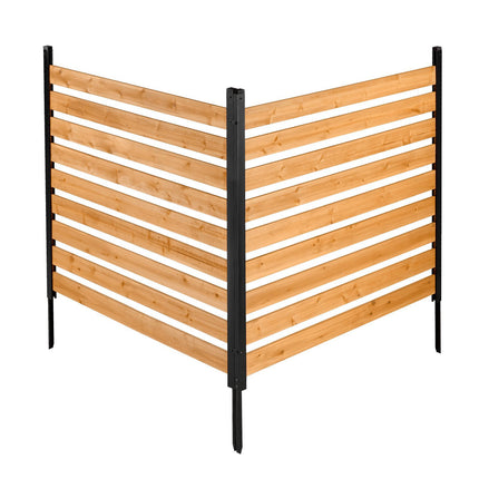 Wooden Privacy Fence Panels, 2-Pack AC Unit Screen
