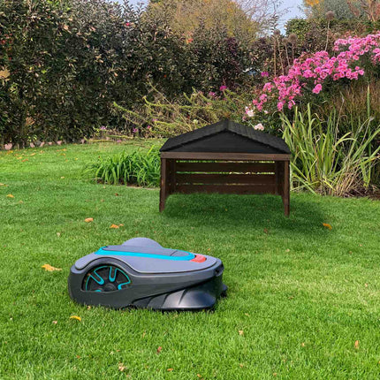 Wooden Robotic Lawn Mower Garage – Weather Protection