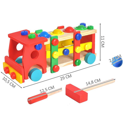 Dřevěné vzdělávací nákladní auto 22372