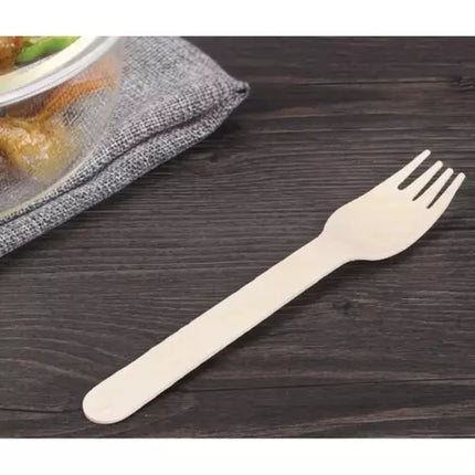 Wooden forks - 100 pcs. Ruhy 20697