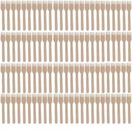 Wooden forks - 100 pcs. Ruhy 20697