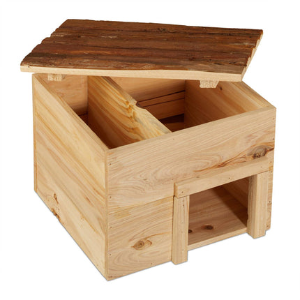 Dřevěný domek pro ježka