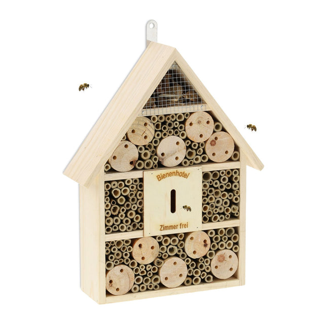 Wooden insect hotel