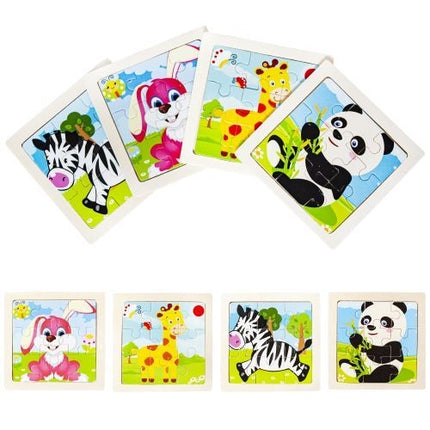 Dřevěné puzzle 4 dílky U10973