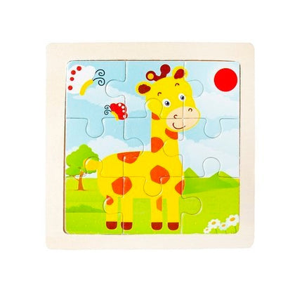Dřevěné puzzle 4 dílky U10973