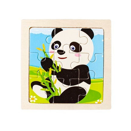 Dřevěné puzzle 4 dílky U10973