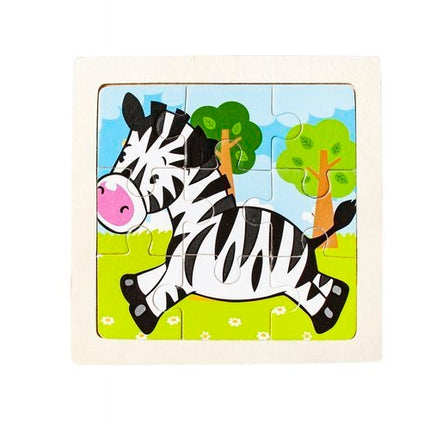 Dřevěné puzzle 4 dílky U10973