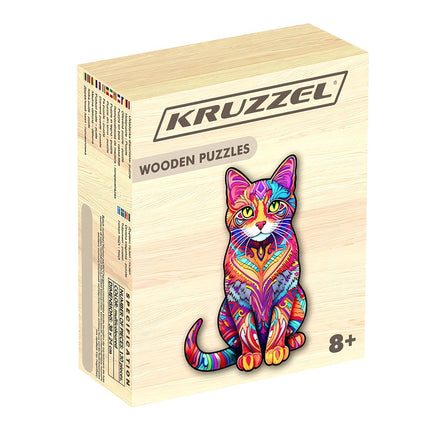 Dřevěné puzzle – Kruzzel 22878
