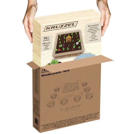 Holzpuzzle - Kruzzel-Bauernhof 22755 