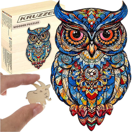 Dřevěné puzzle – Kruzzel 24551