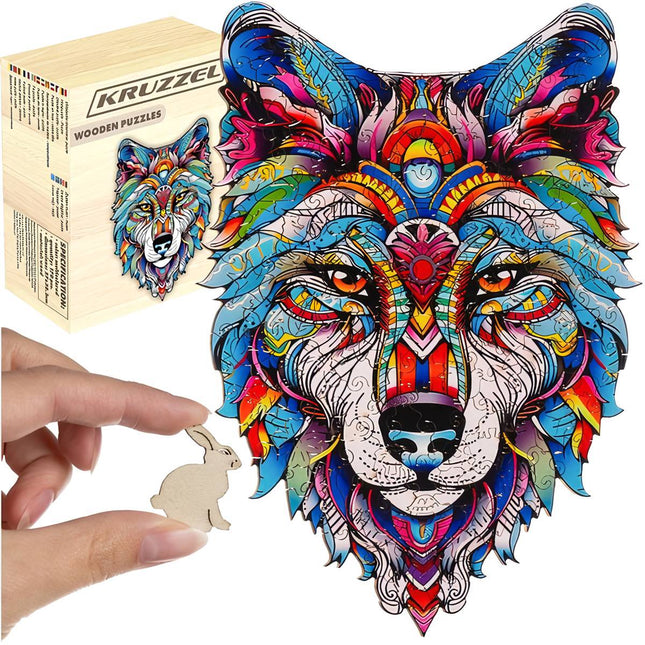 Dřevěné puzzle – Kruzzel 24552