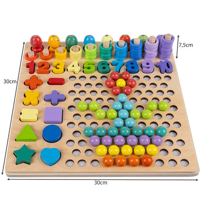 Dřevěné puzzle – korálky DU17252