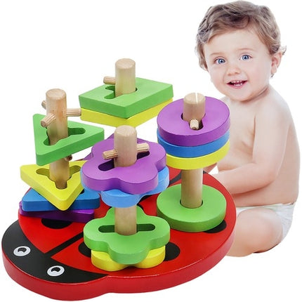 Dřevěné puzzle – beruška