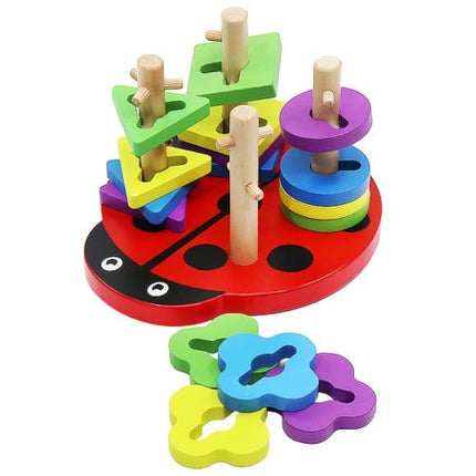 Dřevěné puzzle – beruška