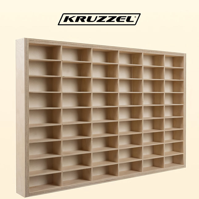 Dřevěný regál na autíčka/pružiny KRUZZEL 21998