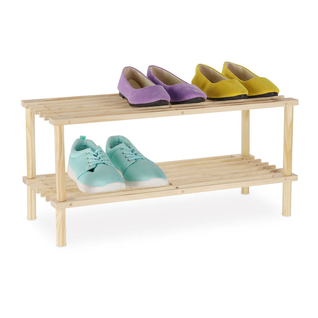 Schuhregal aus Holz