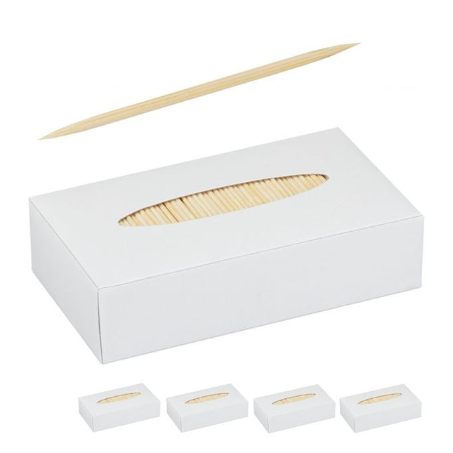 Wooden toothpicks set of 5,000