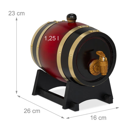 Dřevěný soudek na whisky 1.25 l