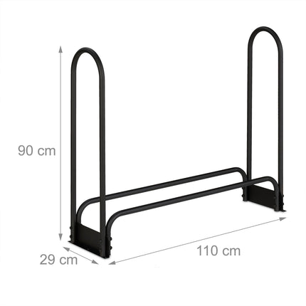 Wood shelf in metal 110 cm