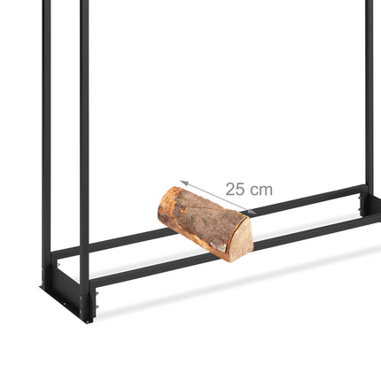 Stojan na dřevo s víkem
