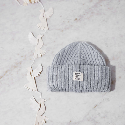 Wool Beanie for Kids, Sunrise Blue, Ages 2-3