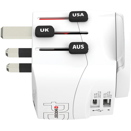 Cestovní adaptér PRO Light USB AC30PD World PD 30W s uzemněním