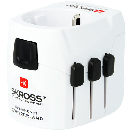 Cestovní adaptér PRO Pro Light 2xUSB 12W s uzemněním