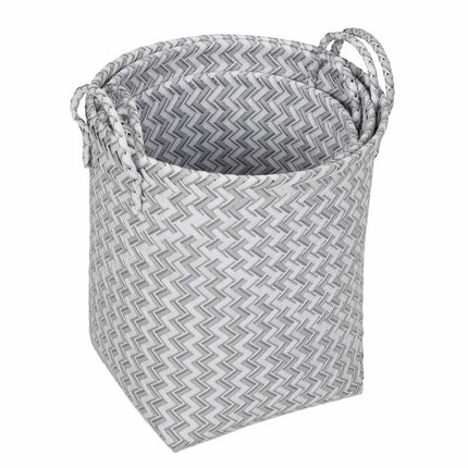 Pletený koš na prádlo, sada 3 ks