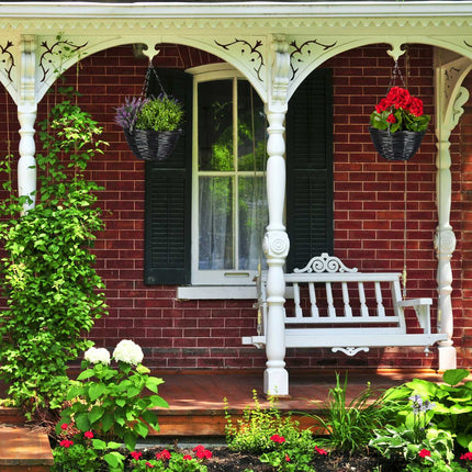 Woven hanging basket set of 3