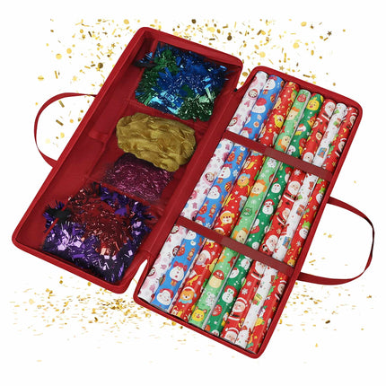 Geschenkpapiertasche mit Netztaschen