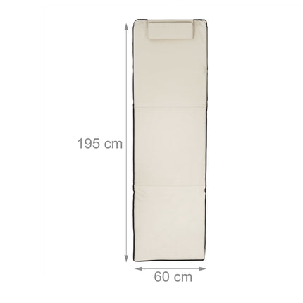 XXL Beach Mat with Pillow and Carrying Bag