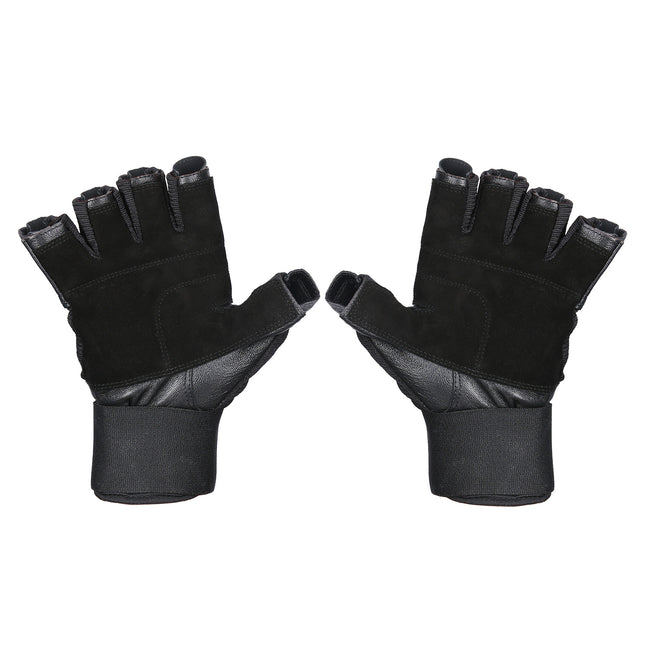XXL Black Fitness Gloves – Durable, Breathable Design