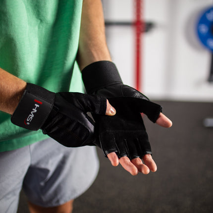 Fitness rukavice XXL černé – odolné, prodyšné provedení