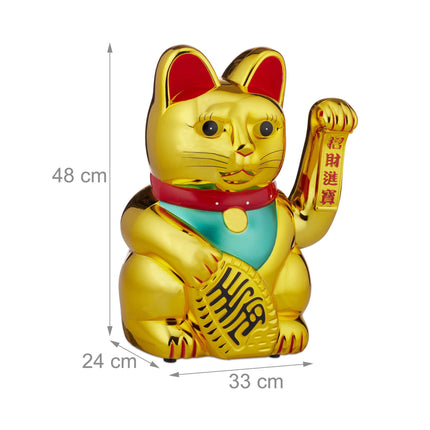 Mávající kočka Maneki Neko XXL