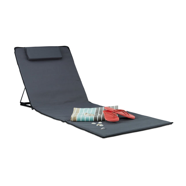 XXL beach mat with pillow
