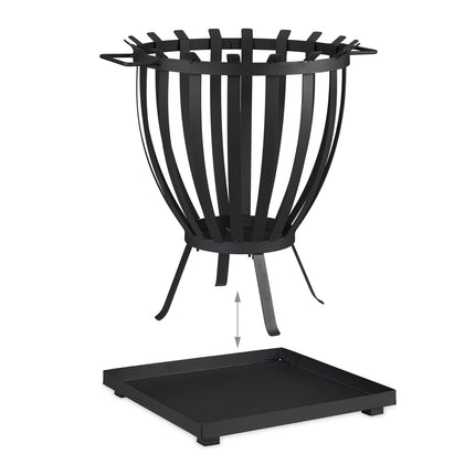 Ohňový koš XXL se základní deskou