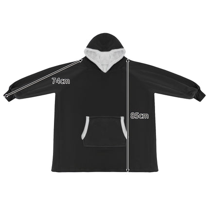 Mikina XXL - deka černá Ruhhy 24403