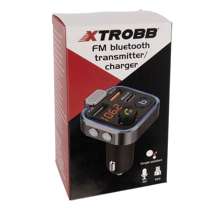 FM Bluetooth vysílač/nabíječka Xtrobb 22355
