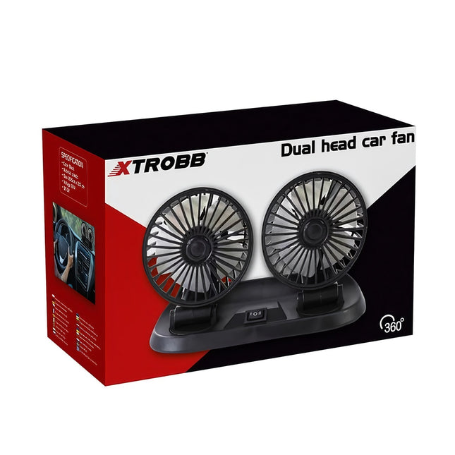 Dvojitý autoventilátor Xtrobb 23222